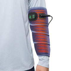 FlareMore elbow heat wrap targets elbow warmth for comfort