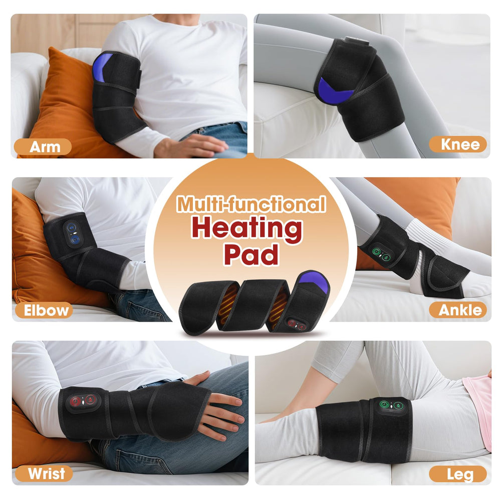 FlareMore extended-coverage heating delivers warmth across larger muscle areas.