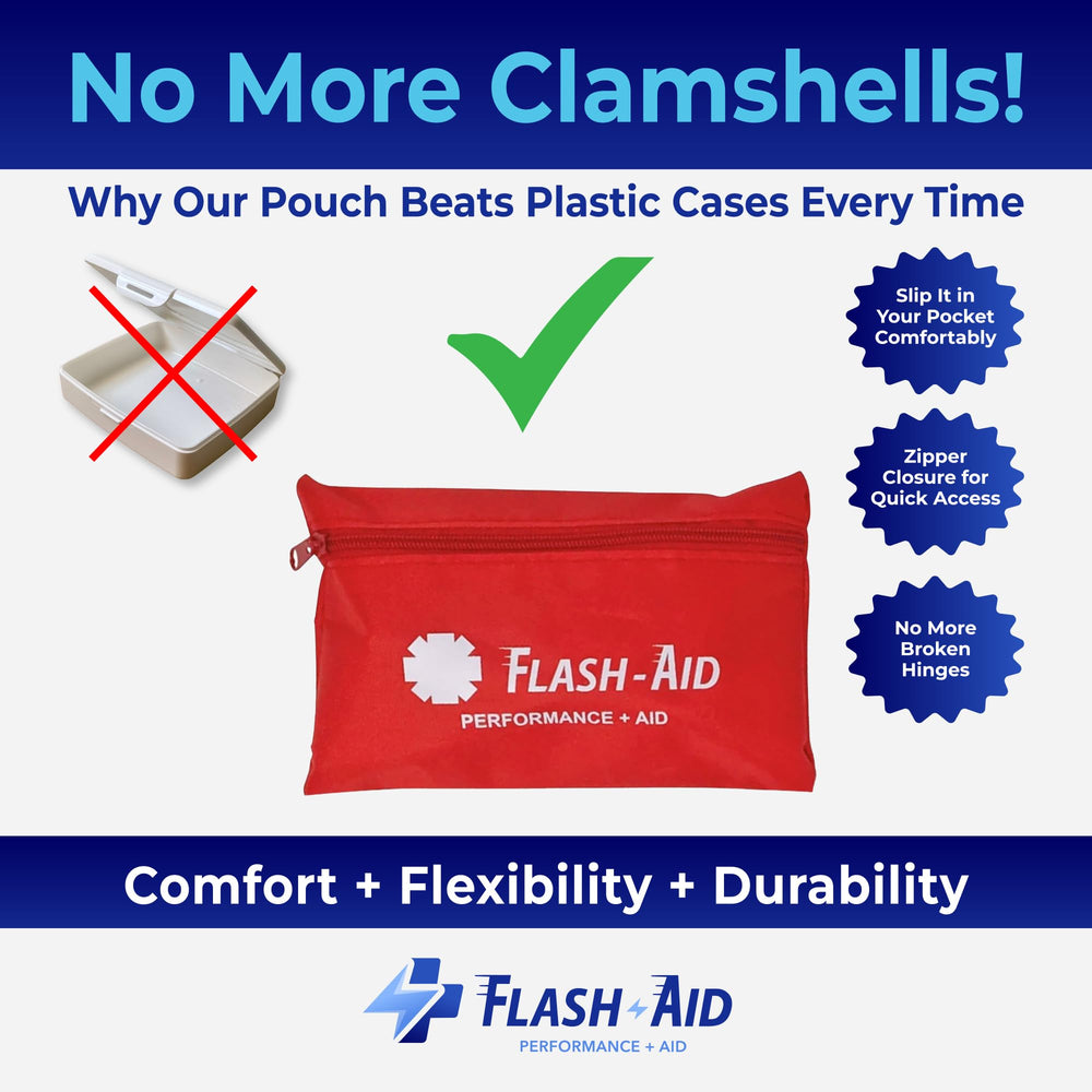 Great for employee welcome kits and promotional giveaways with Flash-Aid kits.