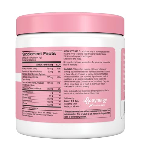Flat Tummy Pre Workout powder scoop ready for a quick workout lift.