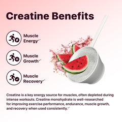 Flat Tummy Pre Workout shaker ready with watermelon drink for training.