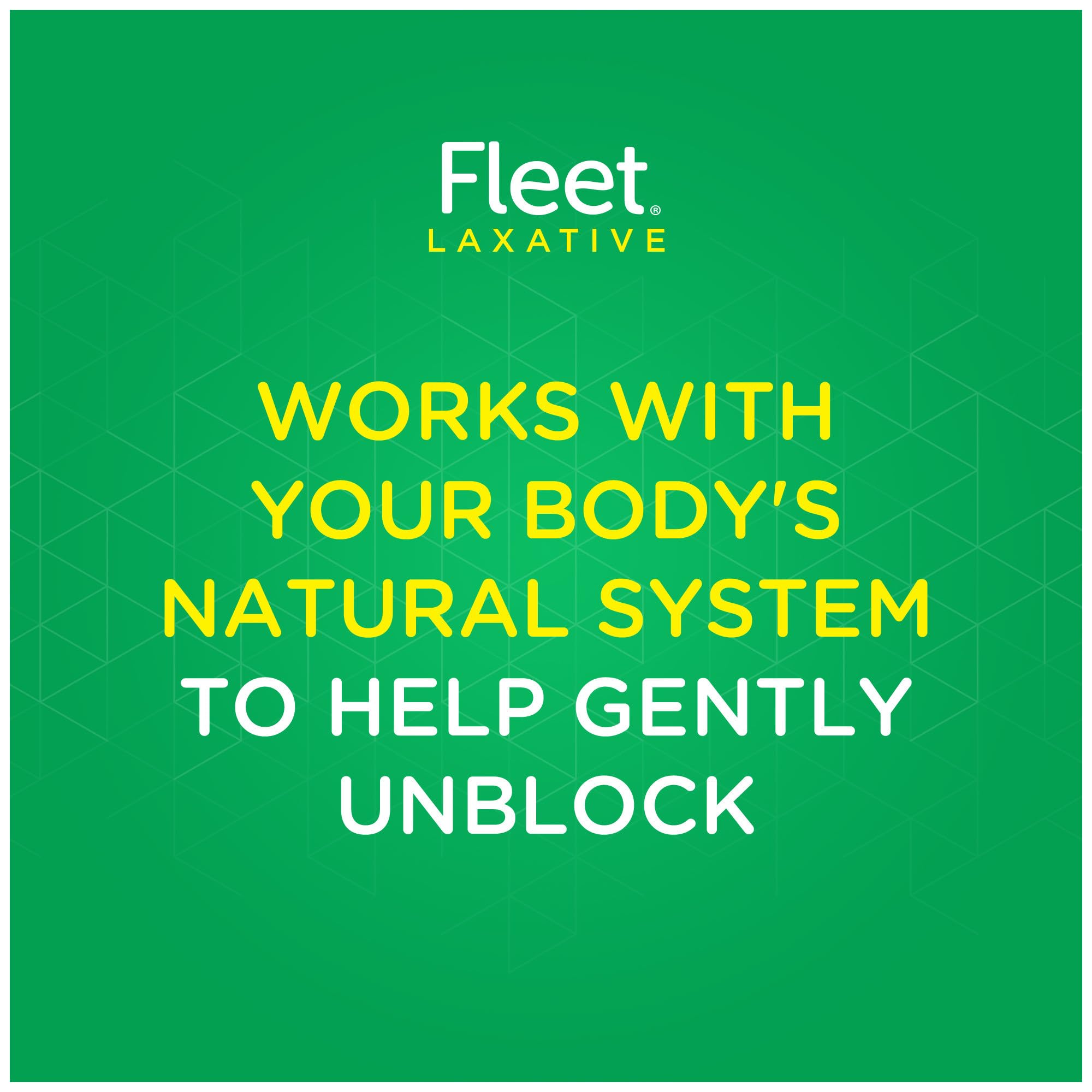 Fleet-pack of 12 jars display a practical constipation relief option.