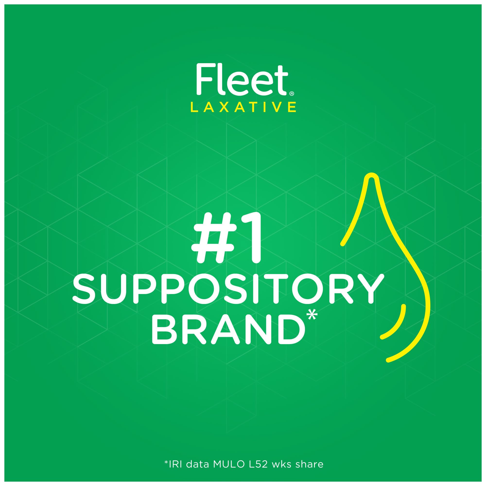 Fleet glycerin suppositories 24-count jar convenient at home.
