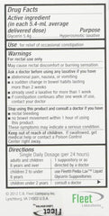 Fleet laxative suppositories glide-tip image highlighting smooth insertion for gentle use