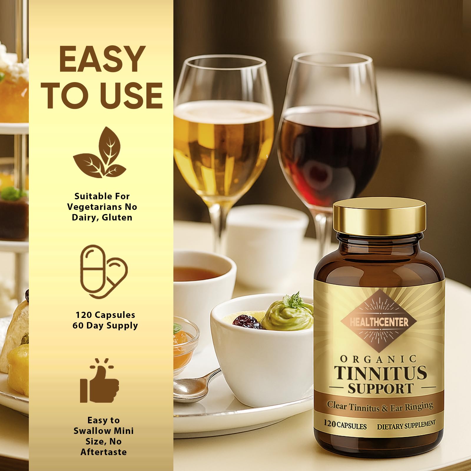 FlexBloom supplement label showcases natural ingredients and trust.