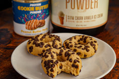 Flexible Dieting Lifestyle on-the-go snack highlighting low net carbs and protein.