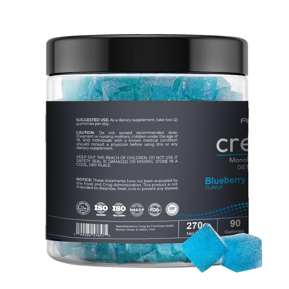 On-the-go FlexPrime Gummies pack for pre- or post-workout energy