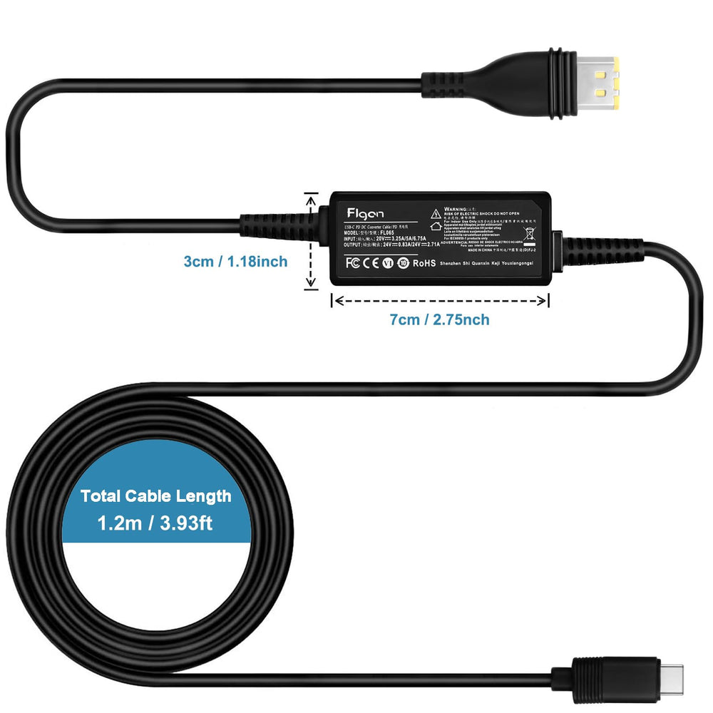 FLGAN compact CPAP charger packaging with all-in-one cable.