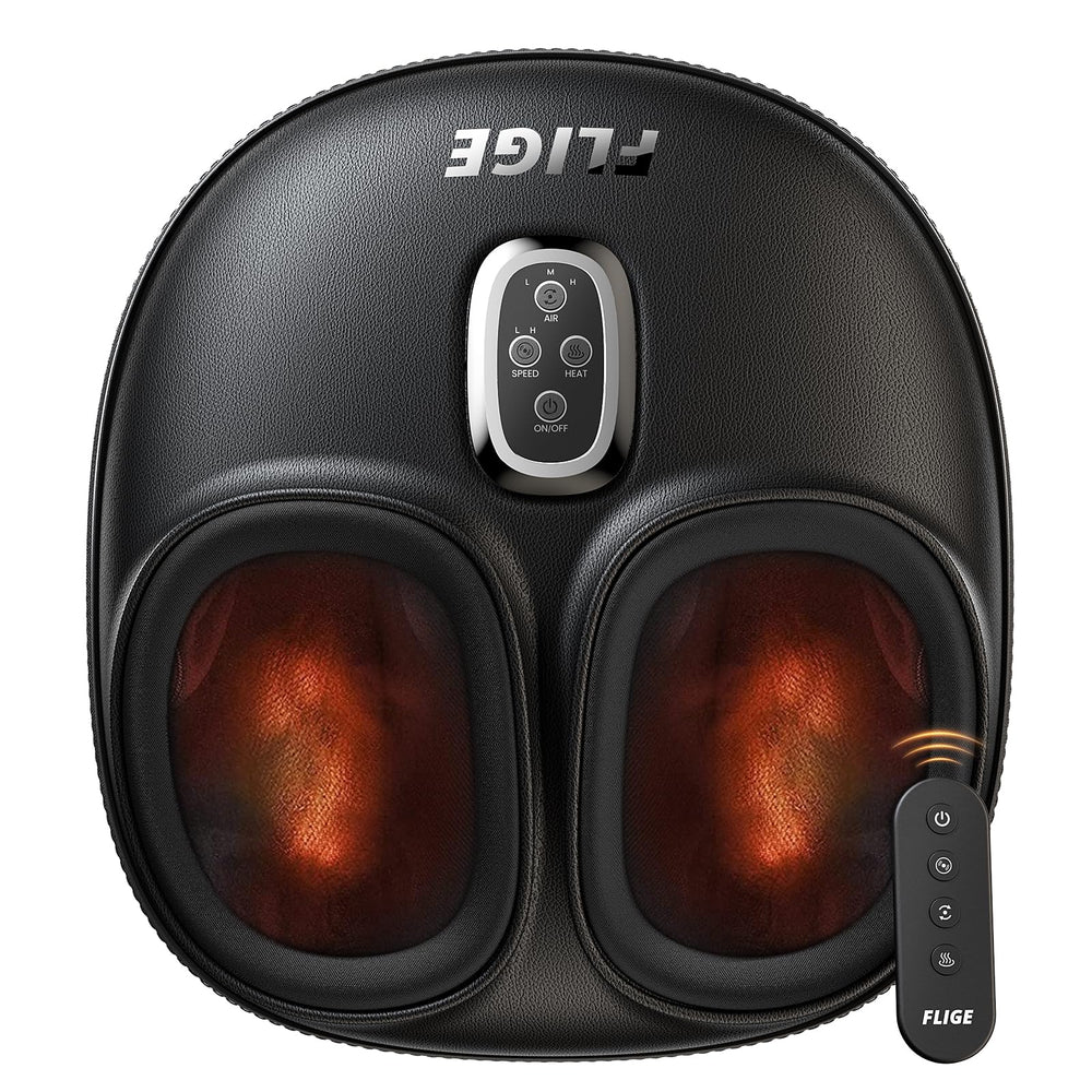 FLIGE Shiatsu Foot Massager targets heel and arch for soothing relief.