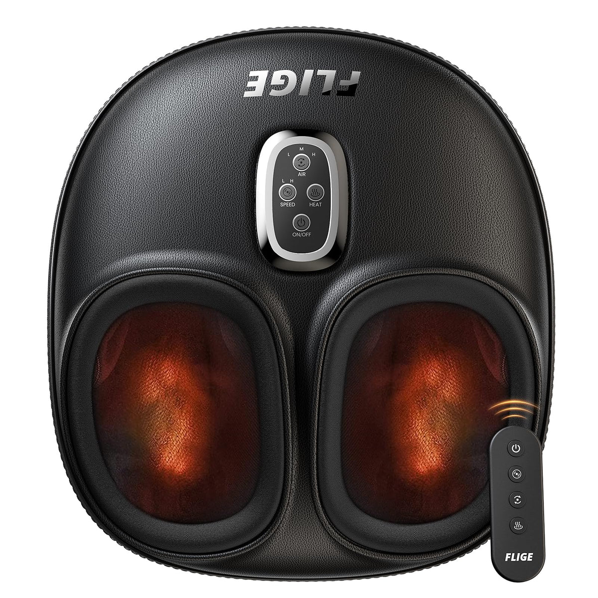 FLIGE Shiatsu Foot Massager targets heel and arch for soothing relief.