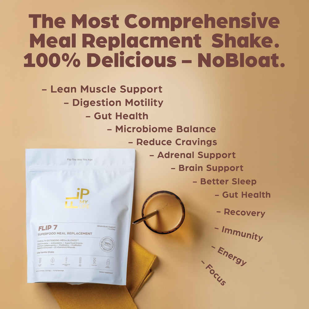 Flip My Life Flip 7 vanilla ready-to-drink shake, convenient on the go.