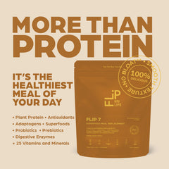 Flavored Flip My Life Flip 7 Peanut Butter Power smoothie with fruit for daily energy