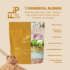 Sleek packaging of Flip My Life Flip 7 Peanut Butter Power