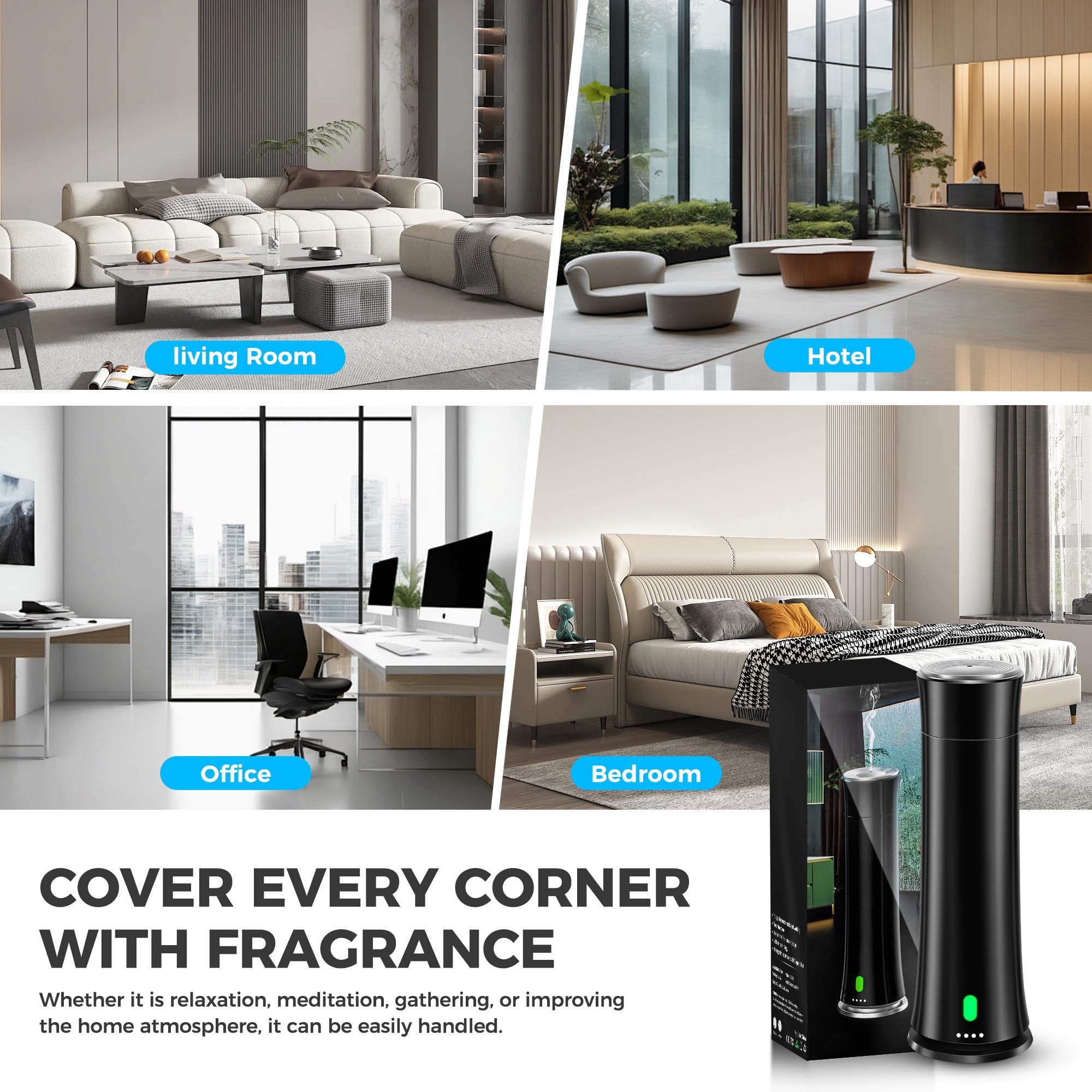 FLLUK safe and pet-friendly diffuser for home and business.