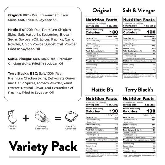 Flock Keto Chicken Skin Chips BBQ bag, tangy protein-rich crunch