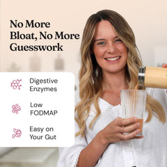 FloFit scoop close-up highlights easy serving for craving control.