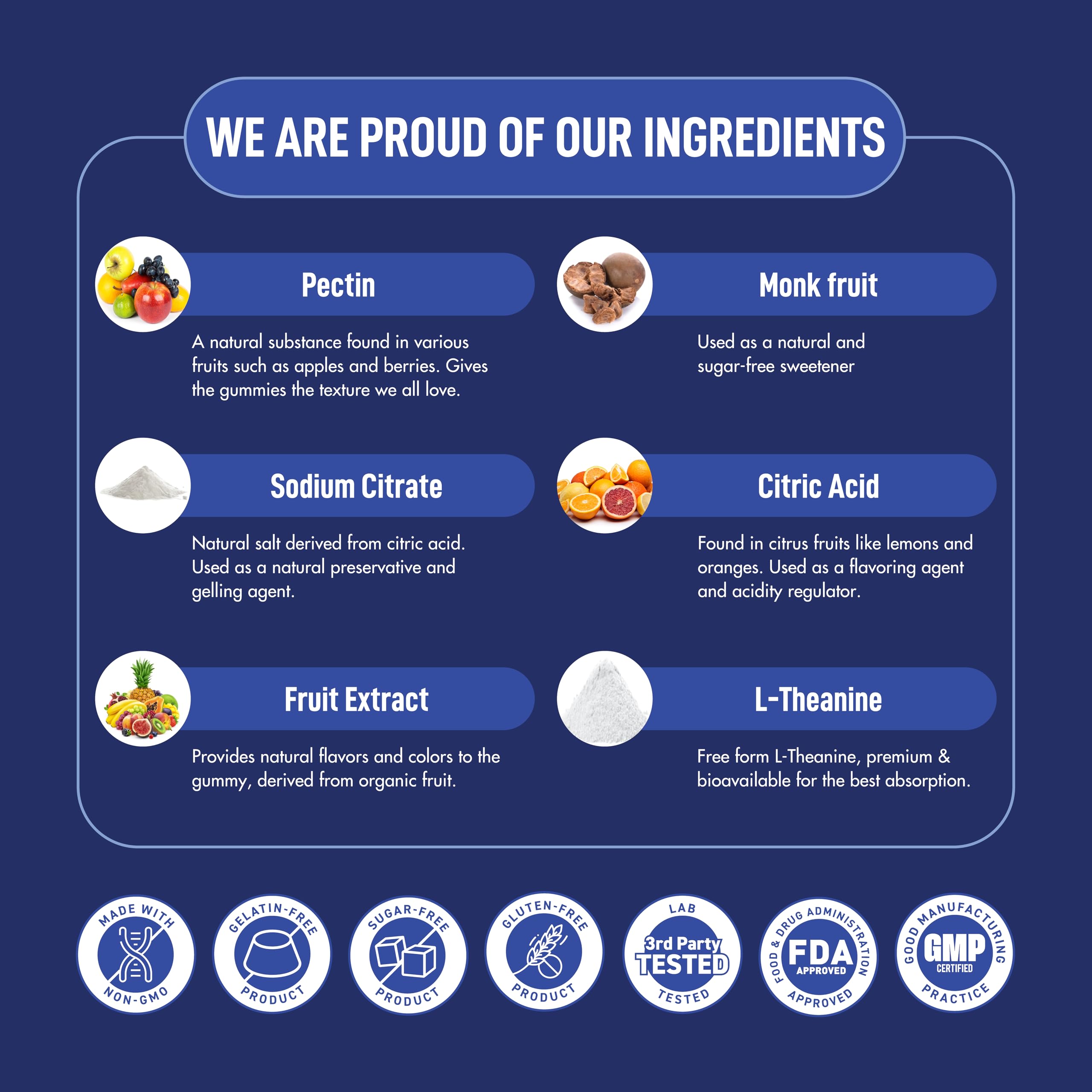 FloHydro label highlights 3rd-party lab tested quality and potency.