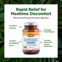 Lactase icon on Flora Blend highlights lactose tolerance support.