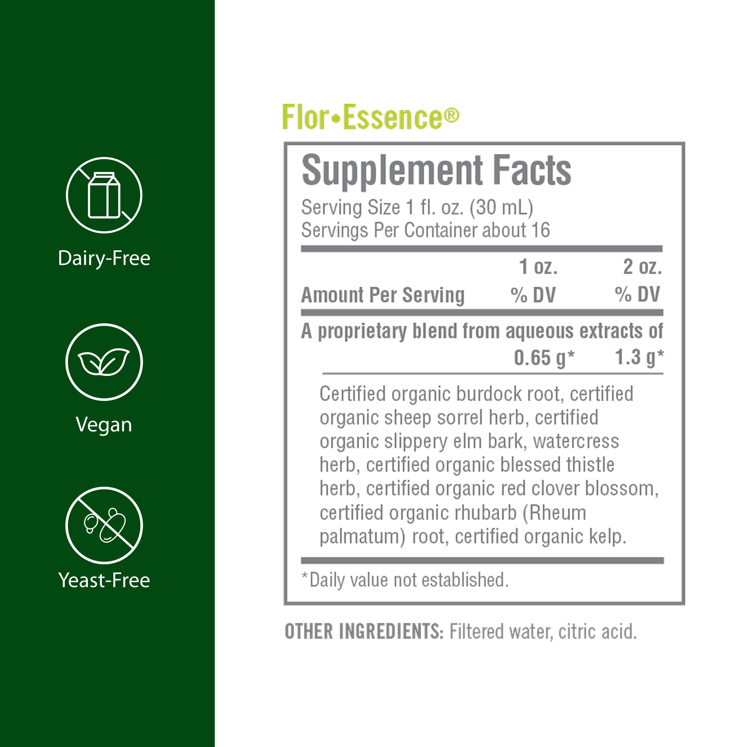 Flora Pro-Essence capsules showing convenient daily urinary health support