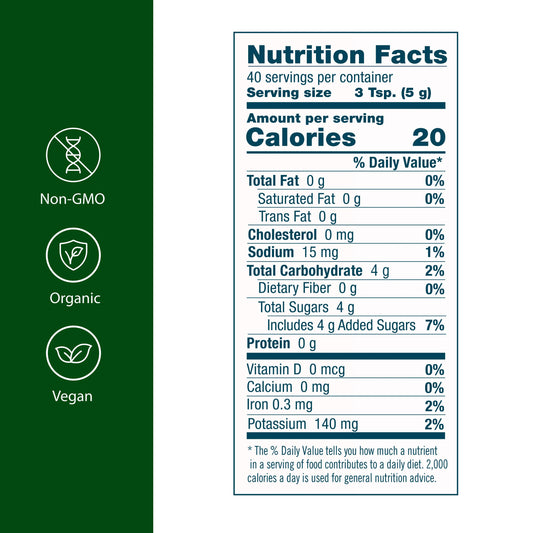 Flora Red Beet Crystals poured into a smoothie for color and flavor.