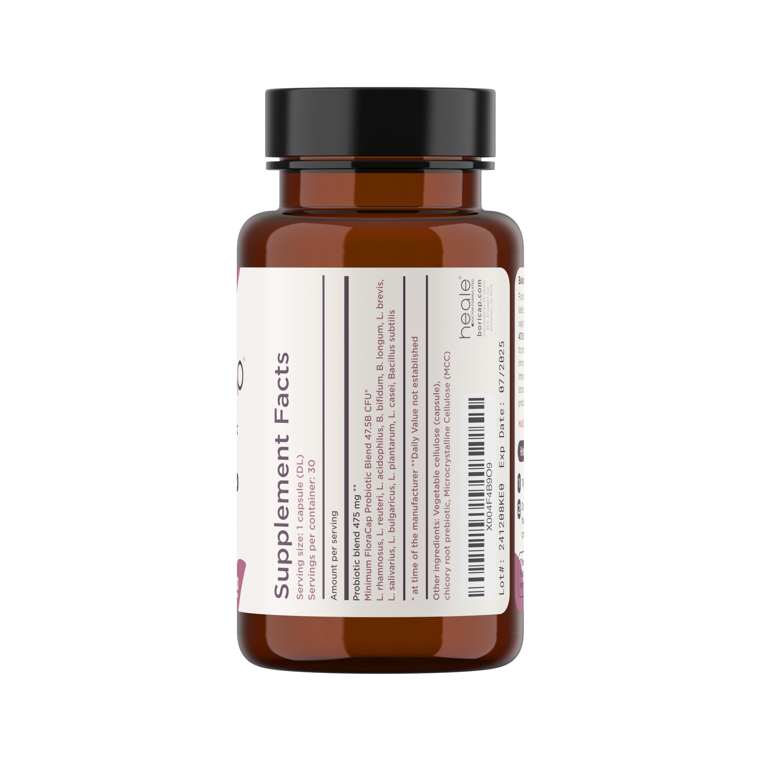 FloraCap delayed-release capsule designed to reach the gut for balance