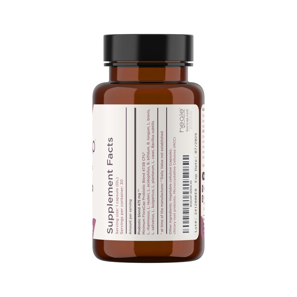FloraCap delayed-release capsule designed to reach the gut for balance