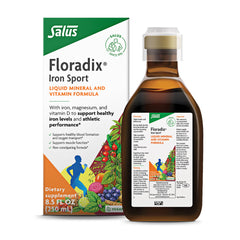 Floradix Iron Sport liquid bottle for daily energy support