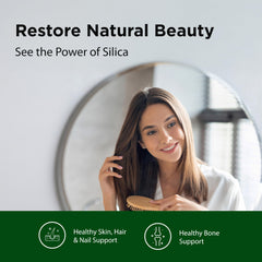 FloraSil horsetail extract visual highlighting natural silica source.