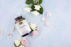 FloraSil packaging design emphasizing easy-to-use, plant-based formula.