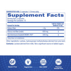 Florastor Select Pro+Pre vegetarian and gluten-free formula on display.