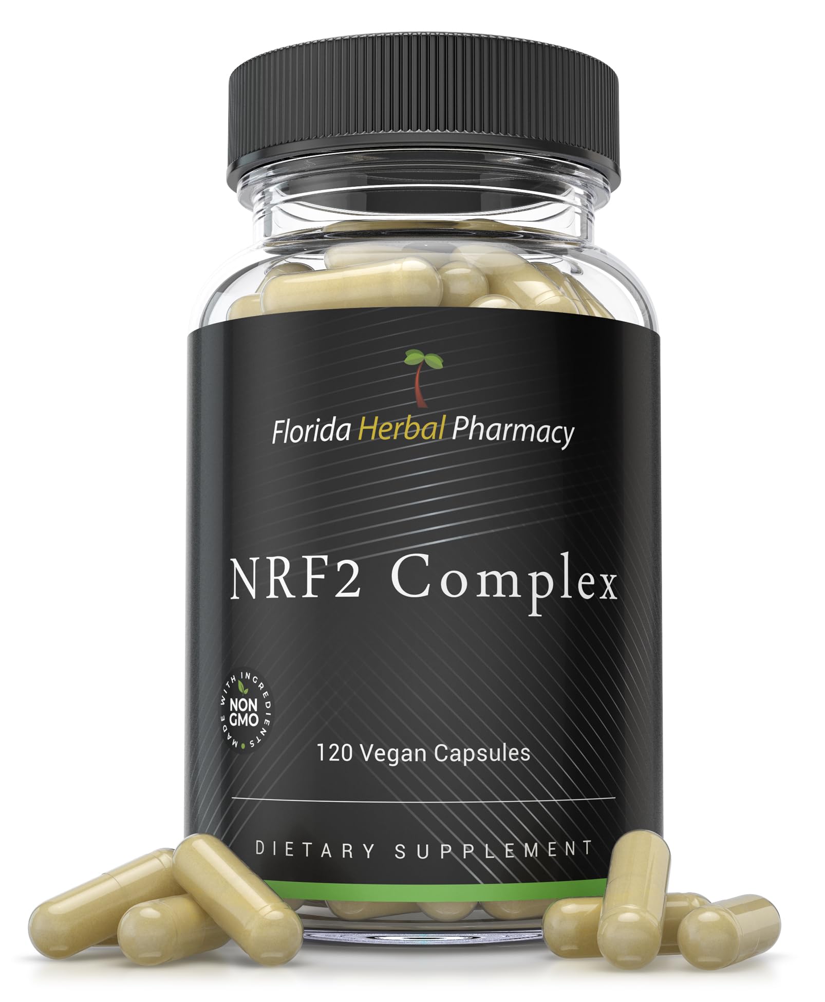 Florida Herbal Pharmacy NRF2 Complex bottle for daily wellness support.