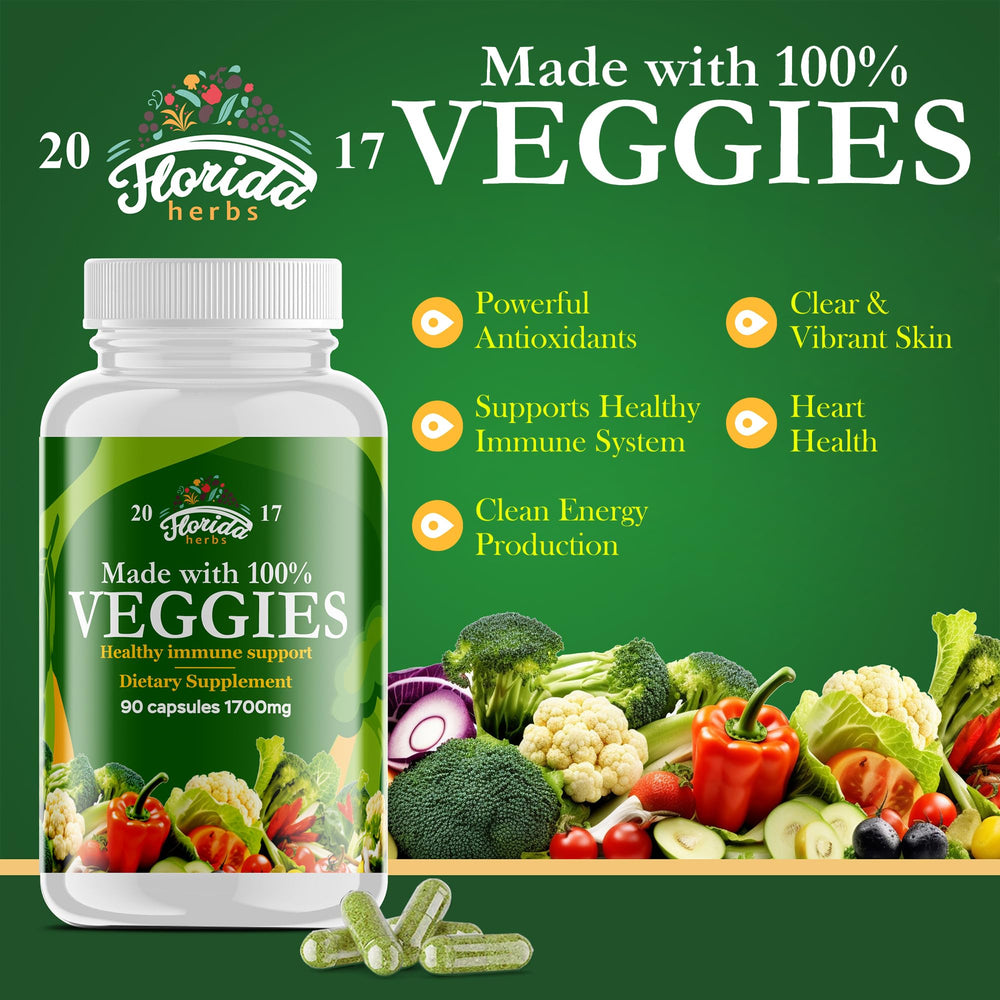 Florida Herbs organic fruits and veggies label emphasizes natural ingredients