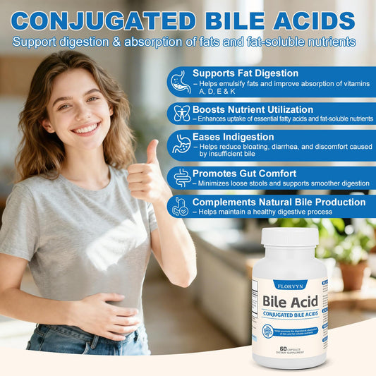 Florvyn capsules close-up highlighting nutrient absorption enhancement during meals