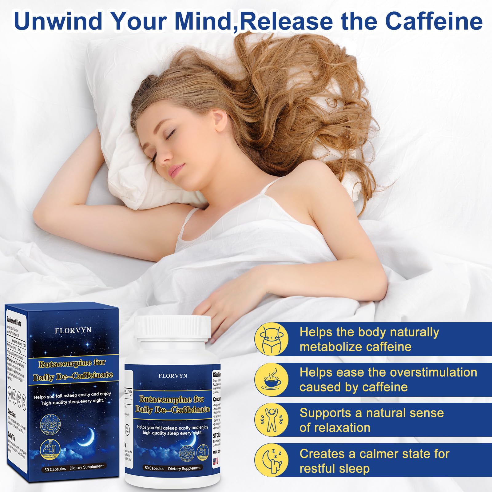 Florvyn Rutaecarpine capsules shown up close for easy daily use