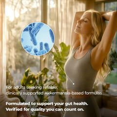 FLOUREN Gut Health capsule closeup highlighting 25B TFU potency for gut support.