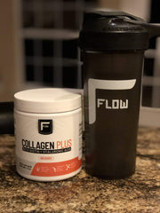 Flow Supps grass fed labeling emphasizing high quality sourcing.