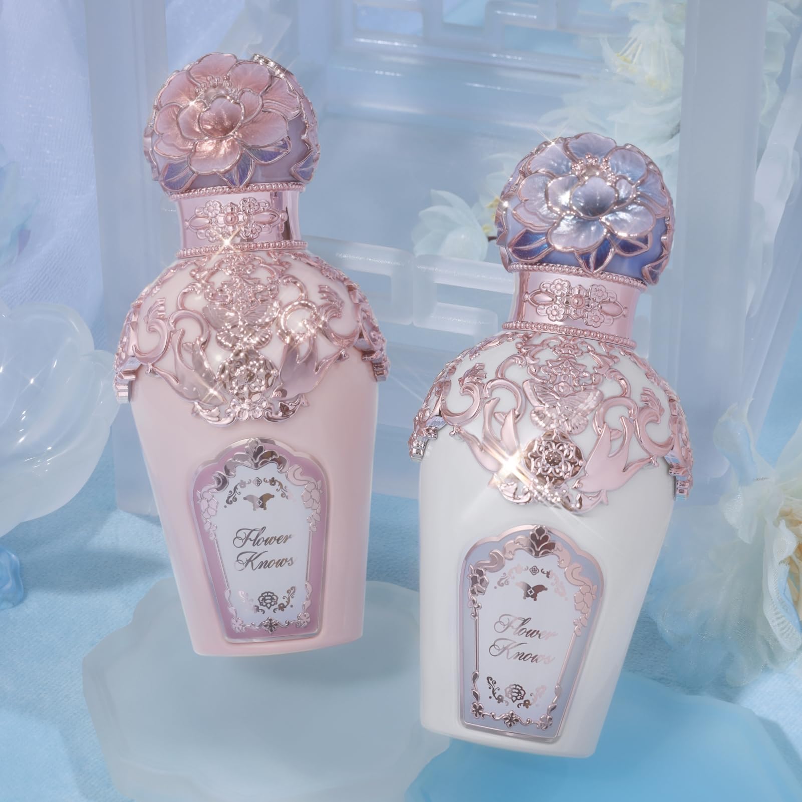 Gift-ready Flower Knows Butterfly Cloud Collar perfume box for special occasions.