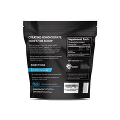 Fluid Creatine micronized powder dissolves easily in water for quick athletic support.