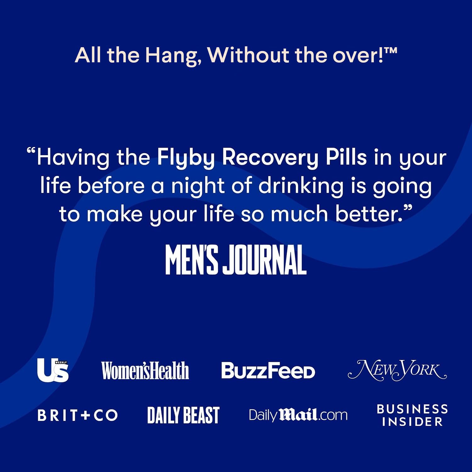 Flyby Recovery vitamin C tablet emphasizes antioxidant benefits.