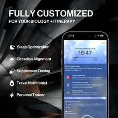 Flykitt Sustain formulation bottle features magnesium glycinate and melatonin for rest