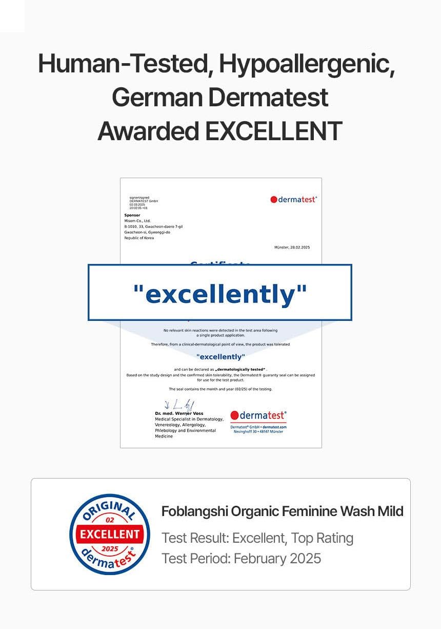 Foblangshi COSMOS Organic badge on packaging signals trusted certification