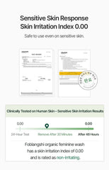 Foblangshi packaging shot showing vegan, natural care messaging