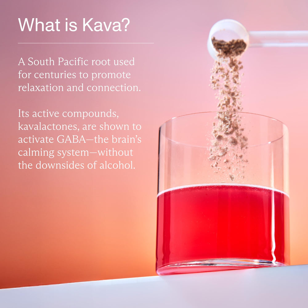 FOCL Kava Spritz ingredients table highlighting plant-based components