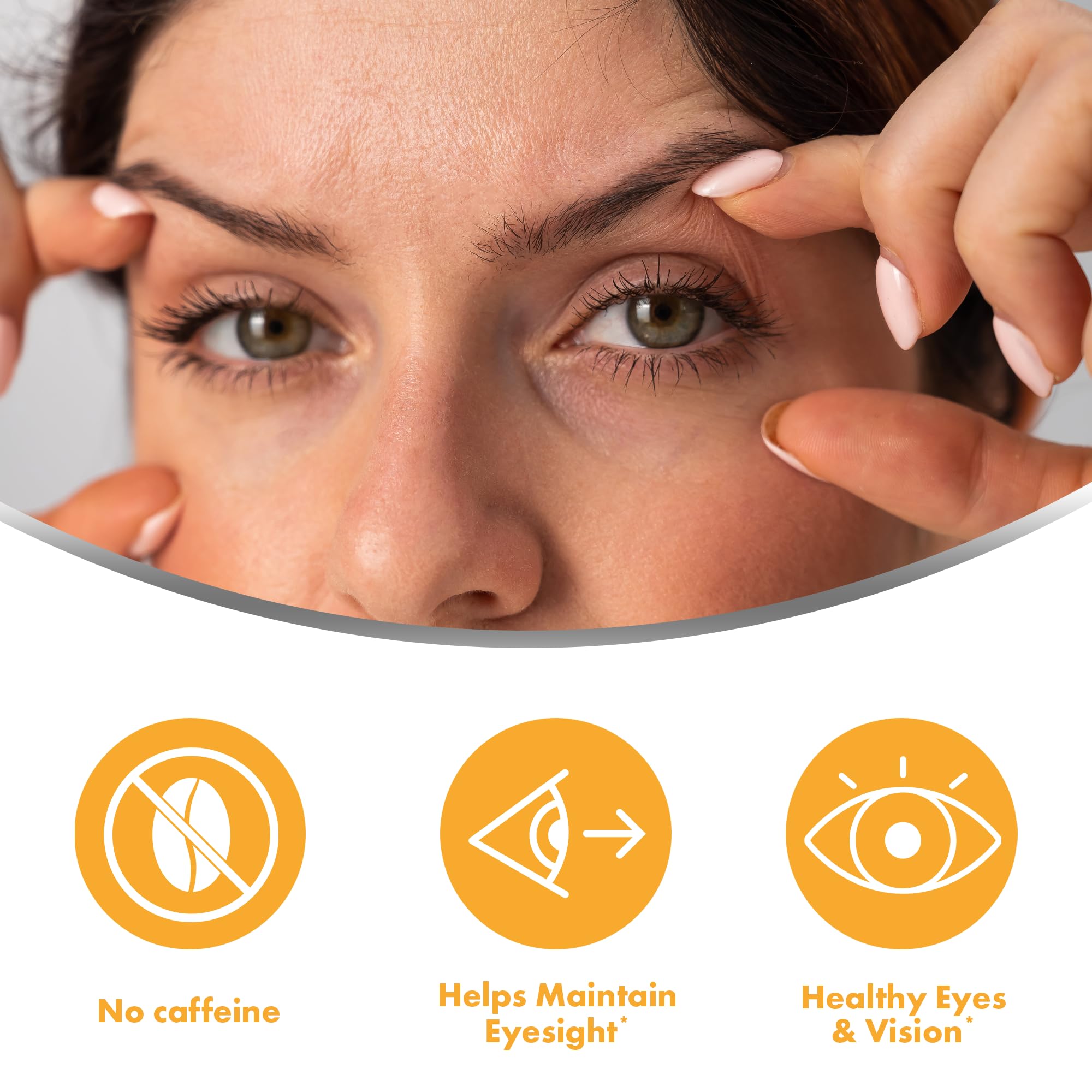 Focus Factor bottle-pour illustrating daily dosage for a routine.