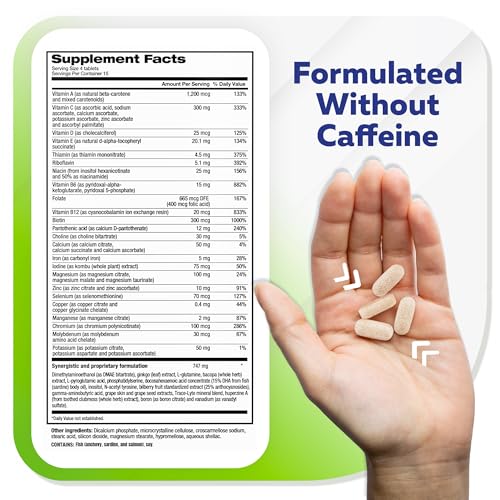 Focus Factor capsules pouring into hand showing easy daily use.