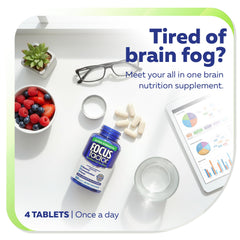 Focus Factor family-pack on display suggesting broad brain support.