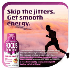 Tropical Punch Focus Factor bottle on a desk ready to boost focus.