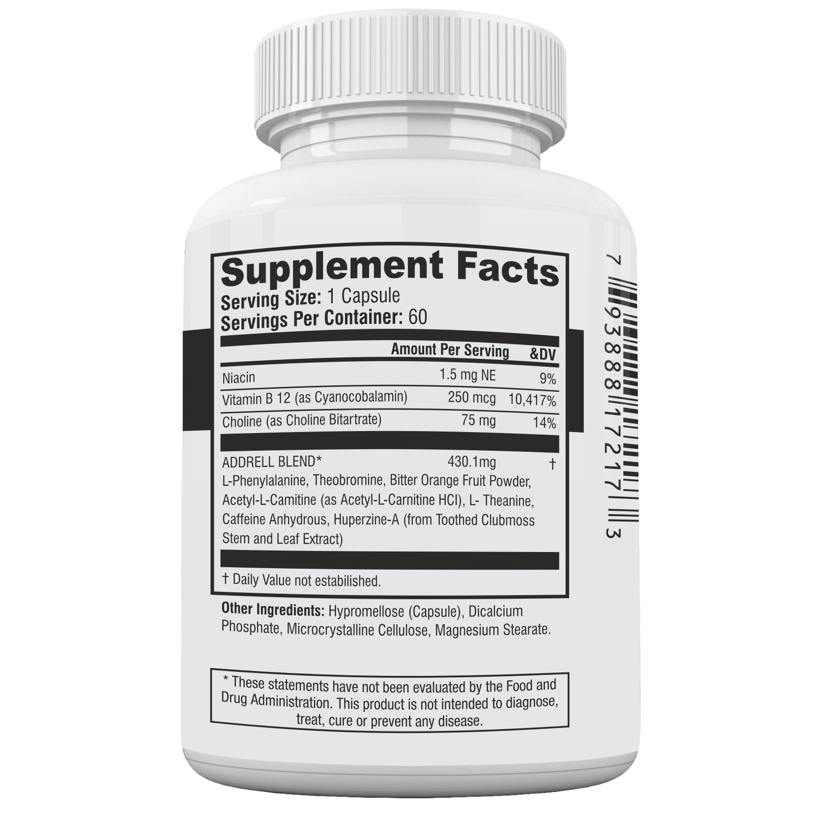 Focus Pep Addrell pills pack open demonstrates convenient study supplement on the go.