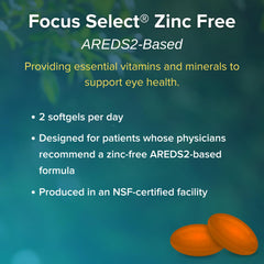 NSF certification seal on Focus Vision Focus Select packaging signals quality control.
