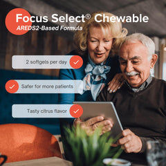 Focus Vision Focus Select AREDS2 USA-made label conveys quality and safety.